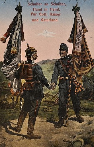 WWI_postcards_German_and_Austrian_soldiers