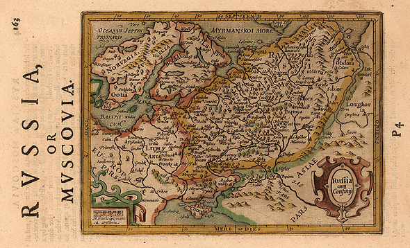 Na de eeuwen na Ivan III groeide Moskovië snel in omvang en werd het steeds vaker ‘Russia’ of ‘Rusland’ genoemd, zoals op deze Amsterdamse kaart uit 1635.
