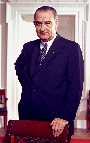 President Lyndon B. Johnson (bron: Wikimedia)