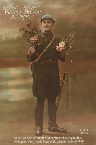 Eerste Wereldoorlog Franse soldaat