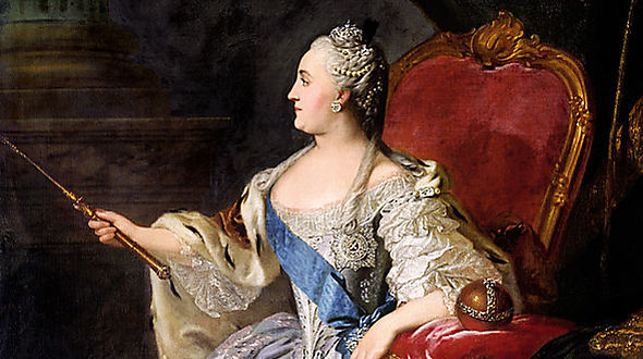 Catharina de Grote van Rusland. bron: wikimedia commons